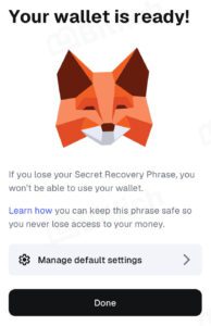 How to restore MetaMask with a Secret Recovery Phrase