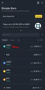How to Open a Crypto Savings Product on Binance