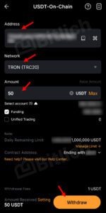 How to withdraw from Bybit