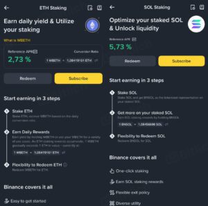 How to Stake ETH / SOL on Binance (CeFi)